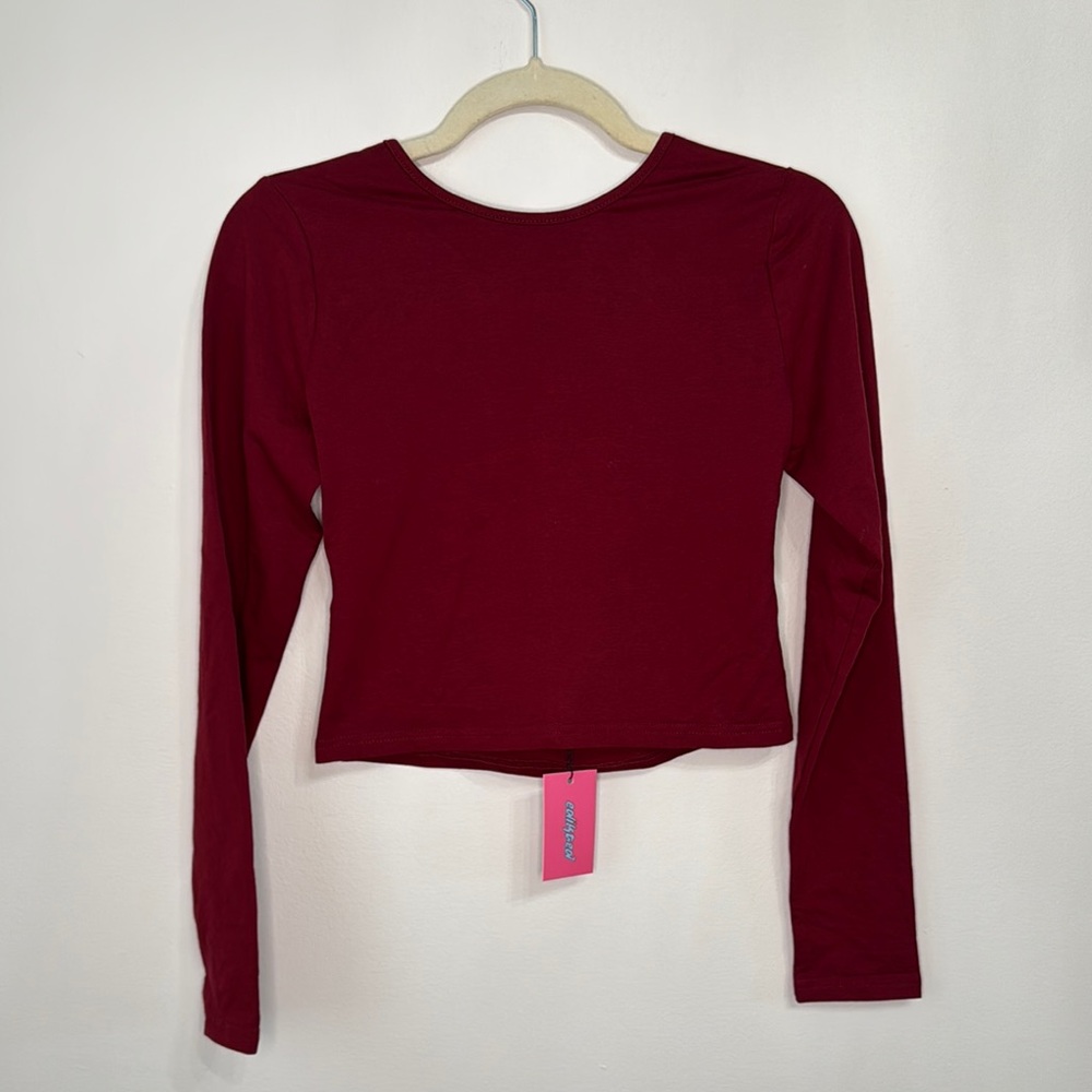 Edikted Haven Open Back Top NWT